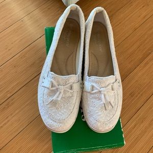 Grasshoppers windham eyelet white Boat Shoes🤍